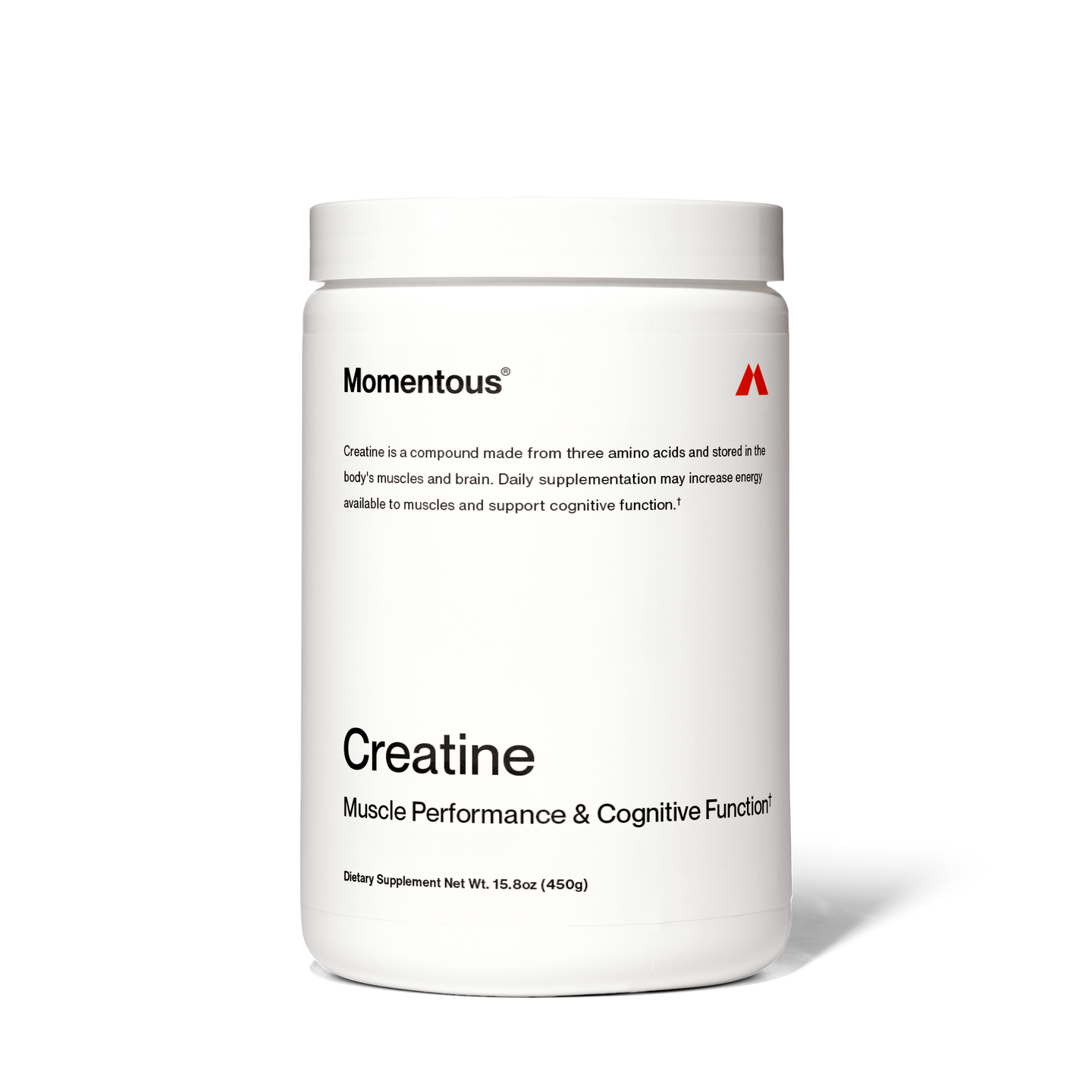 Momentous Monohydrate Powder Creatine Powder 90 Servings